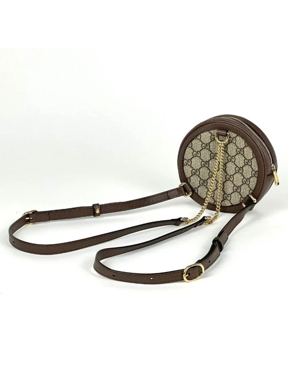 Gucci Ophidia GG Backpack Sherry Line Mini Brown